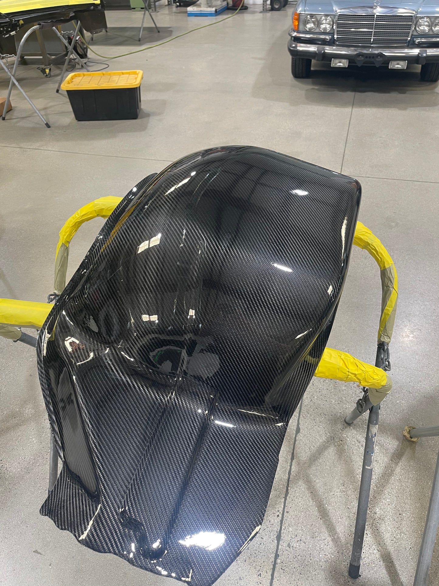 1968-72 Chevelle Wheel Tub Inner Fenders Carbon Fiber
