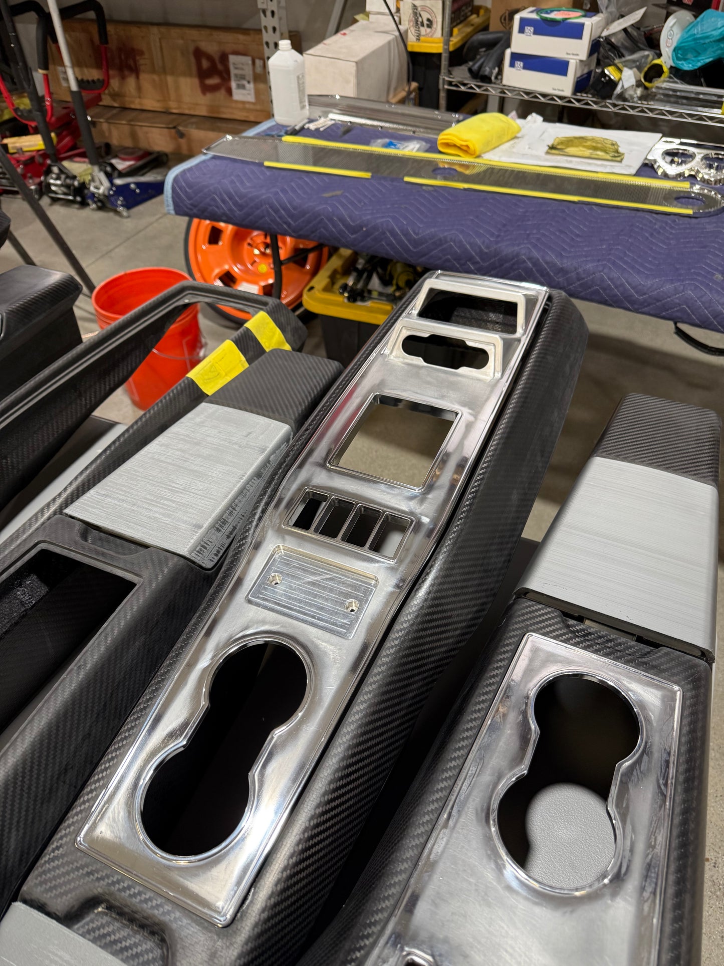ISK Carbon Fiber Center Console