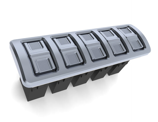 Flat Style Switch Set with Bezel