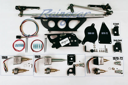 1970-72 Chevelle Hidden Wiper System with Delay