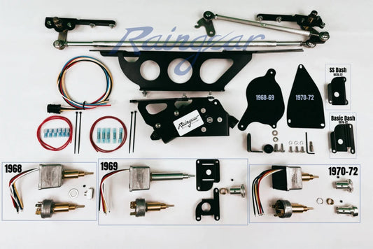 1970-72 Chevelle Hidden Wiper System with Delay