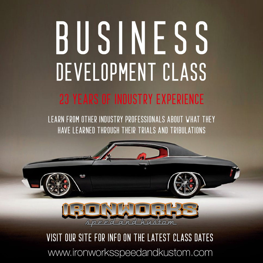 Business Development Class - September 13-14 ($3500)