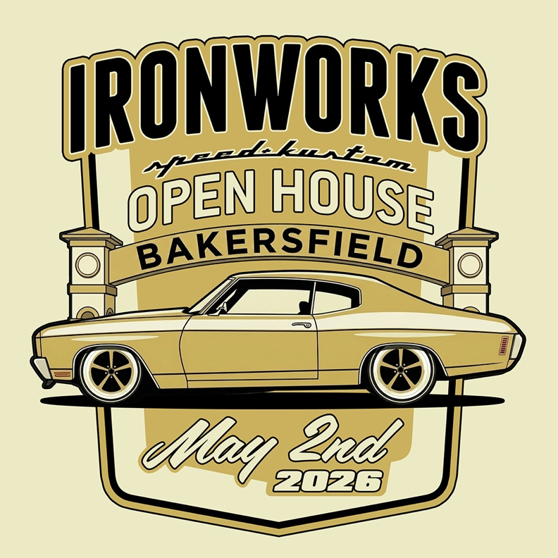 Ironworks Speed & Kustom – Open House Event Tee | May 2nd, 2026