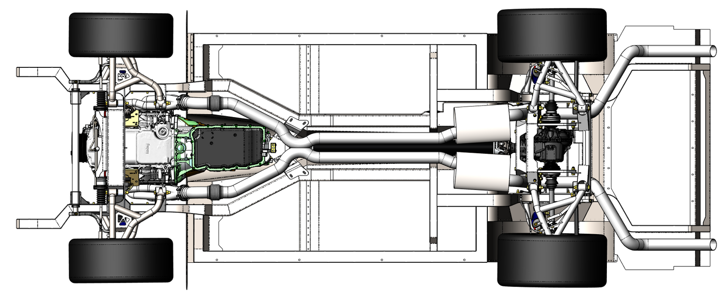 1970-72 Legacy Series Chevelle Unibody Chassis by Roadster Shop