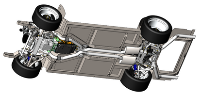 1970-72 Legacy Series Chevelle Unibody Chassis by Roadster Shop